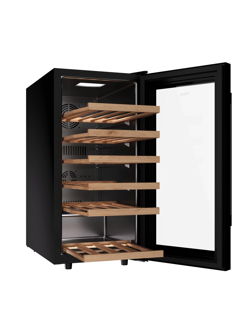 تيكا RVF 10032 Free Standing / Built-in Beverage Cooler 100 L 80 W 113610001 Black - Image 2