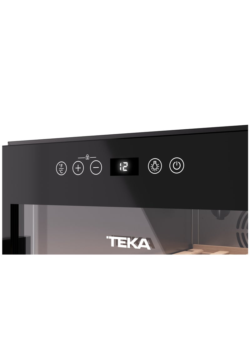 تيكا RVF 10032 Free Standing / Built-in Beverage Cooler 100 L 80 W 113610001 Black - Image 5