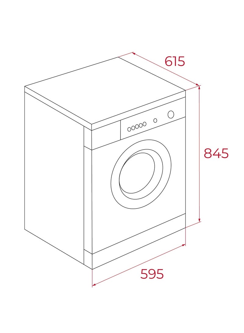 TEKA Free Standing Condenser Dryer 14 Programs, 8 KG Drying Capacity, 4 Power Levels & Anti-Crease Program SCK 70820 2700 W 114060005 White - Image 3