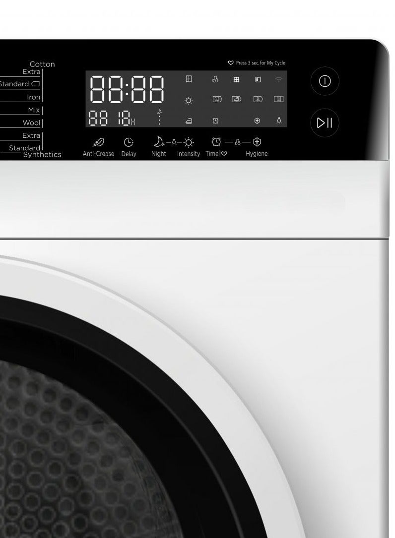 TEKA Free Standing Condenser Dryer 14 Programs, 8 KG Drying Capacity, 4 Power Levels & Anti-Crease Program SCK 70820 2700 W 114060005 White - Image 2