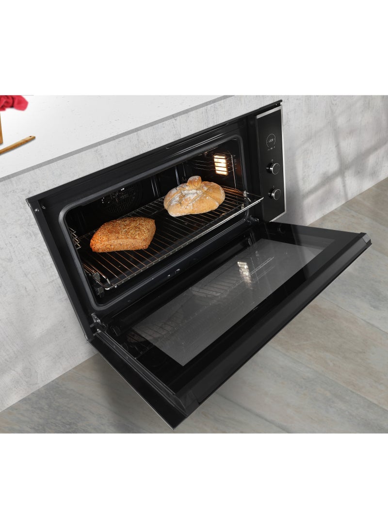 TEKA Built-in 90 cm SurroundTemp Multifunction Oven with HydroClean System, 9 Cooking Functions, 91 Litres Capacity HLF 940 41592226 Black - Image 4