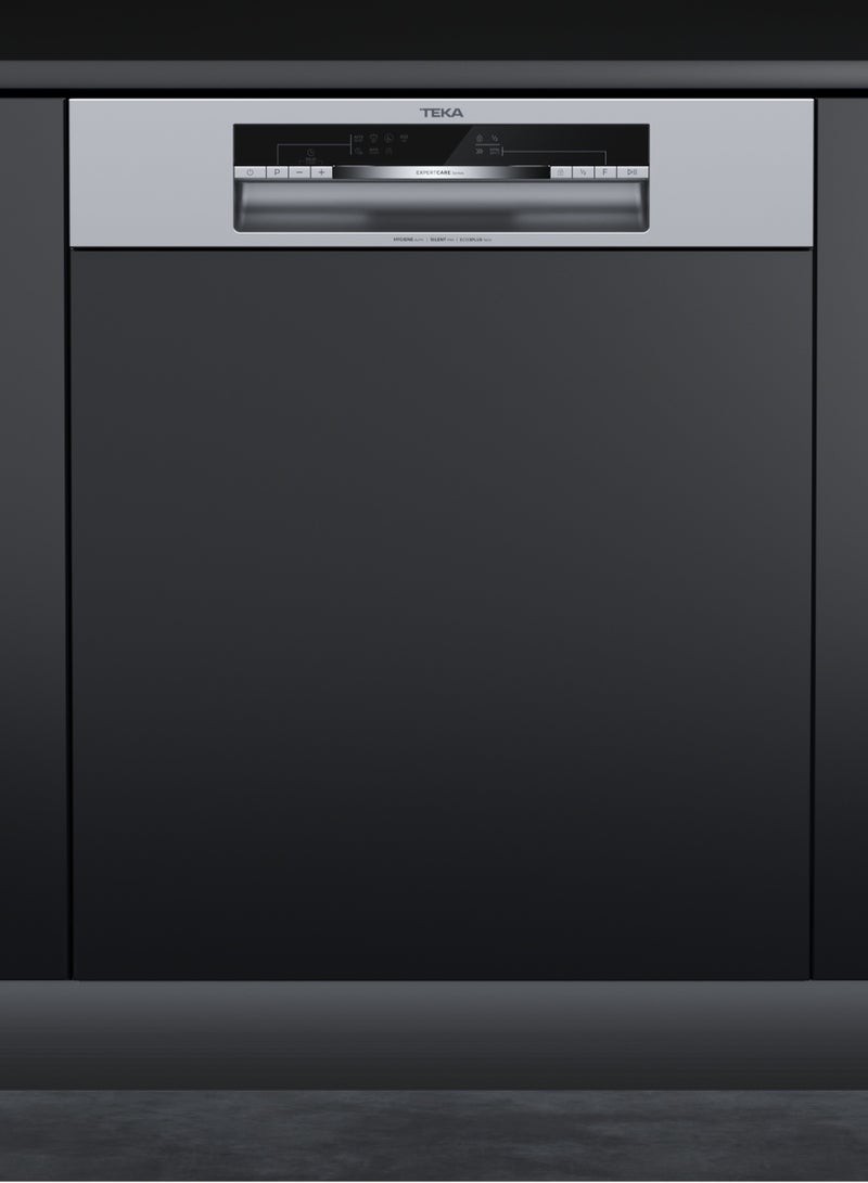 تيكا Partially Integrated Dishwasher ExpertCare Series with 13 Plate Settings, 7 Washing Programs, 4 Special Functions and Smart Dirt Sensor DSI 46750 SS 2100 W 114270011 Stainless Steel - Image 4