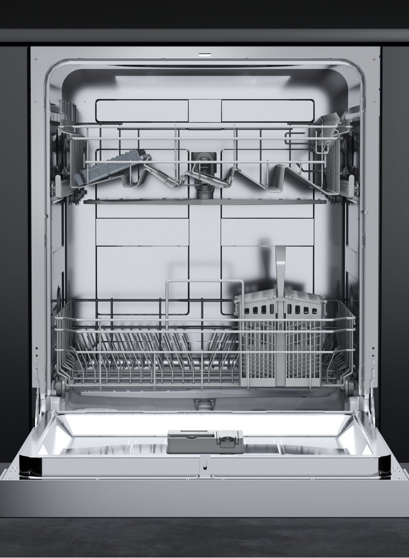 تيكا Partially Integrated Dishwasher ExpertCare Series with 13 Plate Settings, 7 Washing Programs, 4 Special Functions and Smart Dirt Sensor DSI 46750 SS 2100 W 114270011 Stainless Steel - Image 5