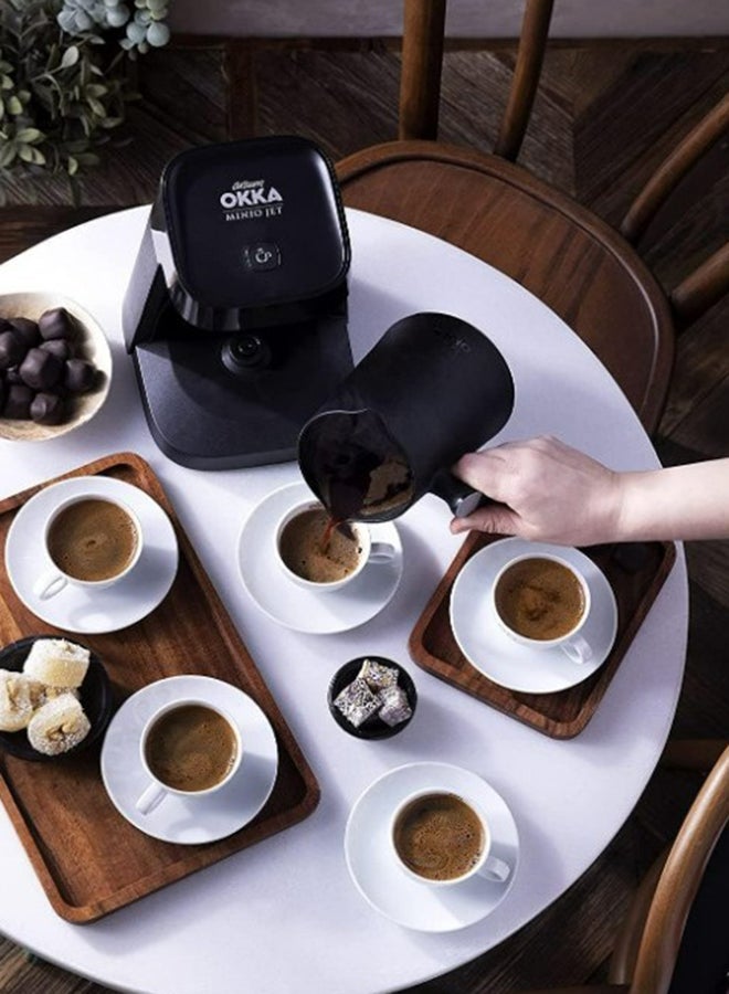 أرزوم Okka Jet Automatic Turkish Coffee Machine, 400 W, Copper 1182 ml 400 W OK0017 BLACK - Image 4