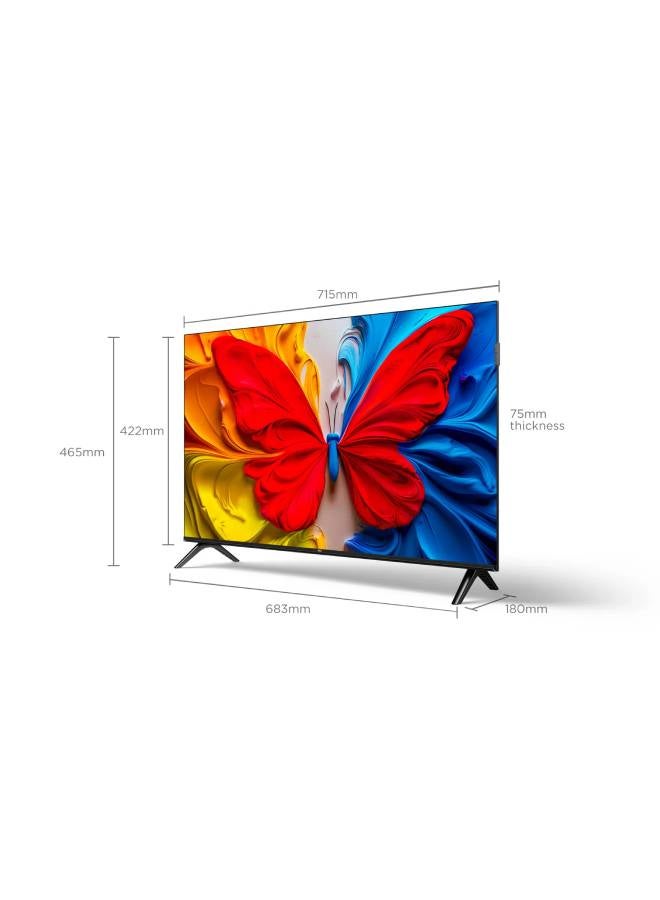 تي سي إل TCL Television 32 Inch Smart TV QLED HDR 10 Google TV, Dolby Audio, Game Mode, Multiple Eye Care with Slim Design-32S5K (2025 Model) 32S5K black - Image 3