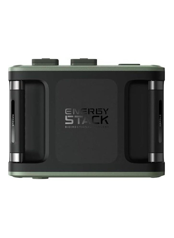 Baseus 180000 mAh Energy Stack Digital Portable Power Station (Parallel Operation) 600W (EU 220V) Forest - green - Image 3