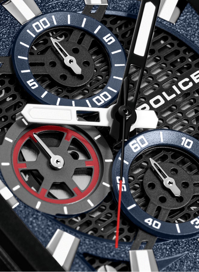 POLICE Men's Clout Octet Chronograph Watch  With 8 Interchangeable Straps - Image 4