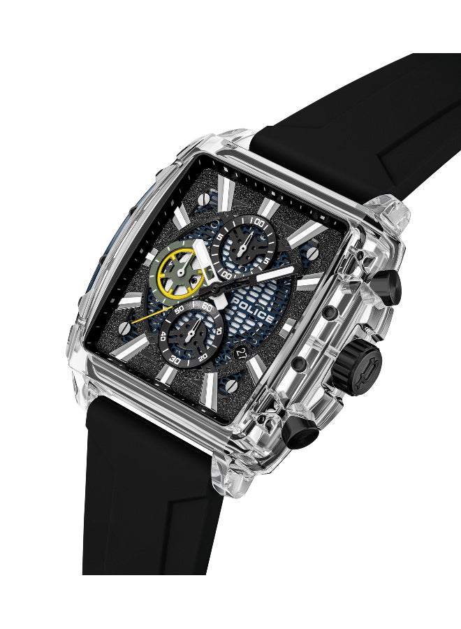 بوليس ساعة كرونوغراف كلوت أوكتت مع 8 أحزمة قابلة للتبديل - Image 2