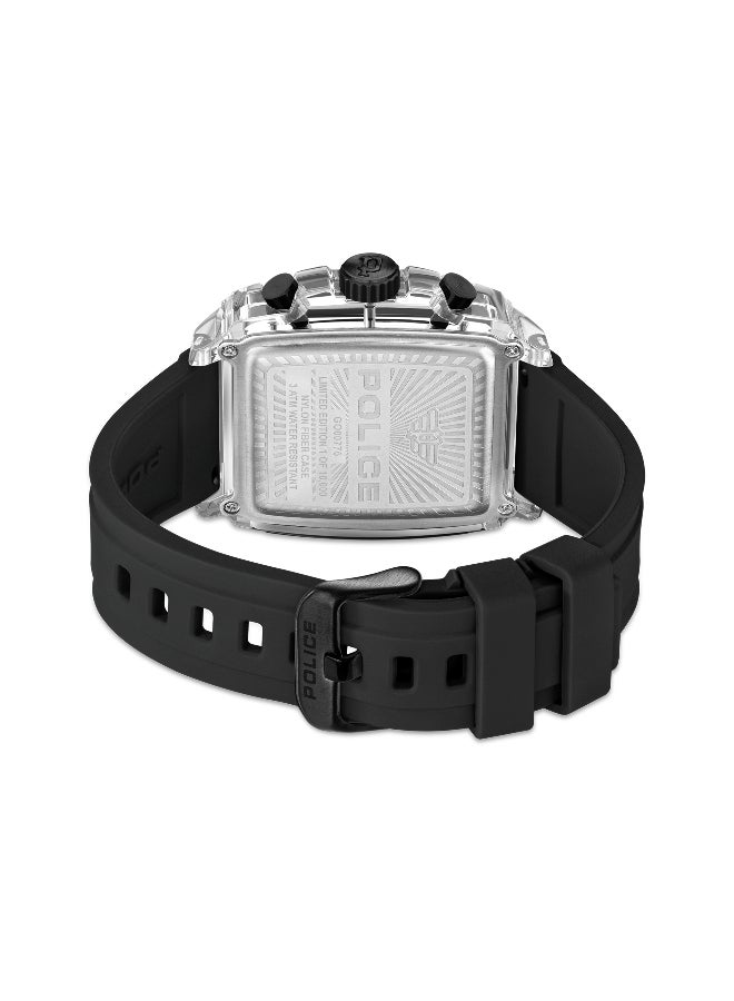 بوليس ساعة كرونوغراف كلوت أوكتت مع 8 أحزمة قابلة للتبديل - Image 3