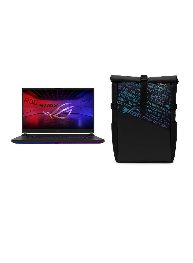 أسوس لابتوب ROG Strix Scar 18 بشاشة 18 بوصة 2.5K WQXGA (2560x1600) بتردد 240Hz، مع معالج Core Ultra 9 275HX/32GB RAM DDR5/2TB SSD/24GB Nvidia GeForce RTX 5090 للرسوميات/نظام ويندوز 11 هوم/ - Image 1