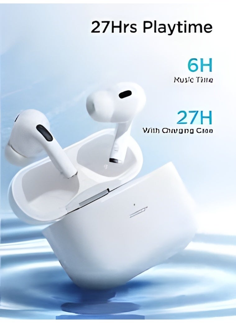 JOYROOM T03S & T03S Plus – True Wireless Earbuds with Deep Bass, Touch Control, Long Battery Life & Compact Charging Case White - Image 3