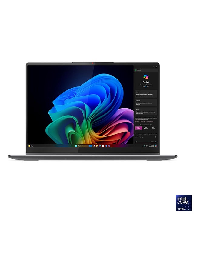 لينوفو (نسخة مطورة) لابتوب Yoga 7i 2 في 1 Copilot+ بشاشة تعمل باللمس LCD مقاس 16 بوصة WUXGA(1920x1200)، مع معالج Intel Core Ultra 7/ذاكرة RAM سعة 16GB/قرص SSD سعة 512GB/رسوميات Intel Arc/نظام Windows 11 Home/لون لونا الرمادي الإنجليزي - Image 4
