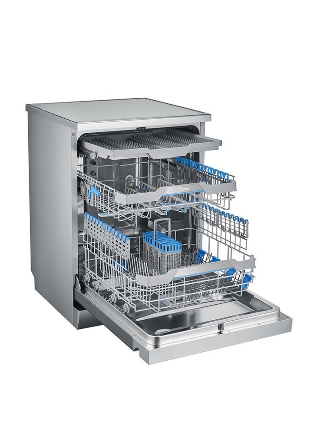 مديا Dishwasher - 15 Place Settings - 9 Programs - 15 kg WQP15W7633DSS Stainless Steel/Silver - Image 3