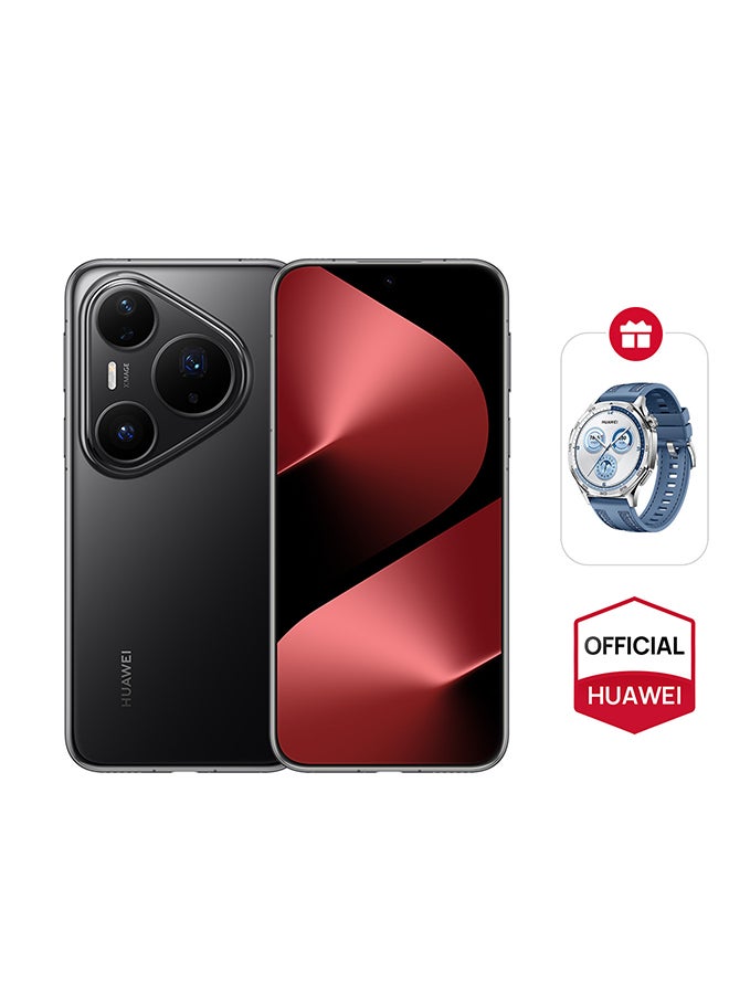 HUAWEI Pura 80 Pro Dual SIM Smartphone Black 12GB RAM 512GB With Free HUAWEI WATCH GT 5 - Middle East Version - Image 1