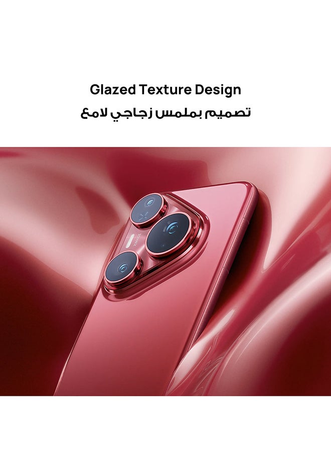 هواوي هاتف بورا 80 برو ثنائي الشريحة أحمر 12 جيجابايت رام 512 جيجابايت مع ساعة هواوي واتش جي تي 5 مجانية - نسخة الشرق الأوسط - Image 3