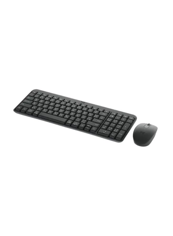 Logitech MK250 Wireless Bluetooth Keyboard and Mouse Combo, Compact, Spill-Resistant Design with Numeric Keypad, Ambidextrous Mouse, Up to 12 Months Battery Life, Sustainable Recycled Plastic, Compatible with Windows 10/11+, macOS 12+, ChromeOS | 920-013531 Graphite  - Image 5