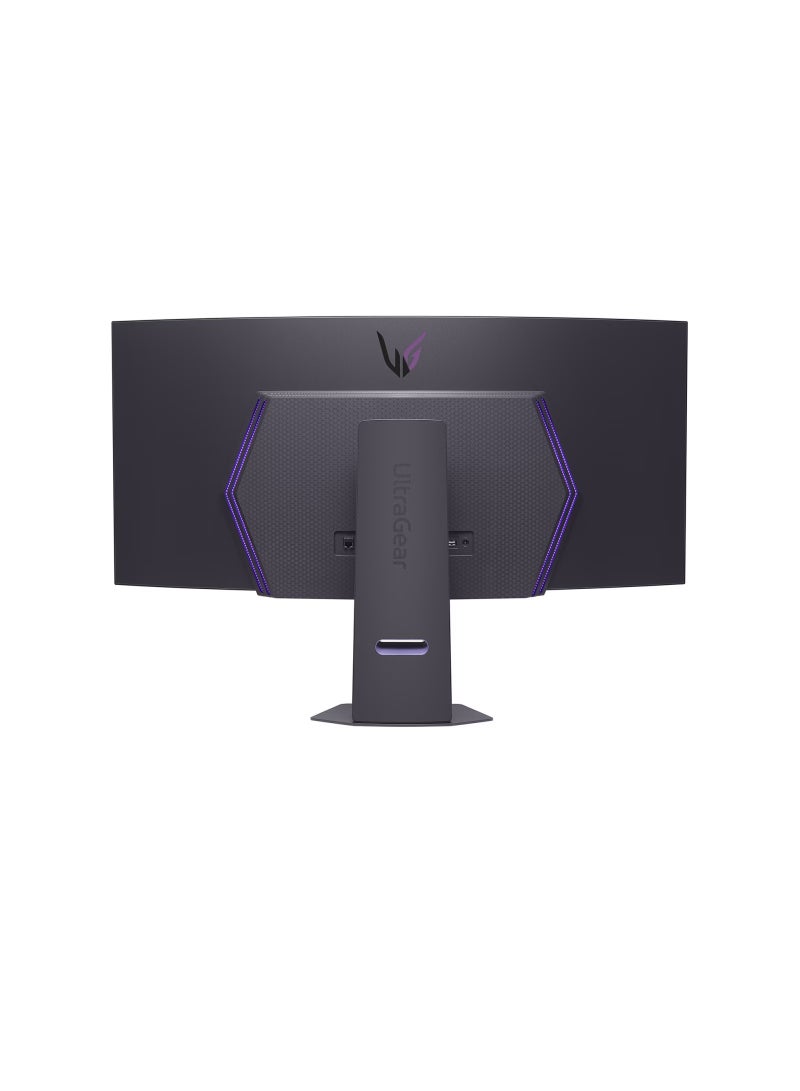 LG UltraGear 45GX90SA-B 45" Curved OLED Gaming Monitor, 3440x1440 WQHD, 240Hz, 0.03ms Response, HDR True Black 400, NVIDIA G-SYNC & AMD FreeSync Premium, webOS Smart TV, HDMI 2.1, USB-C PD 65W, DCI-P3 98.5%, AI Picture & Sound | 45GX90SA-B black  - Image 5