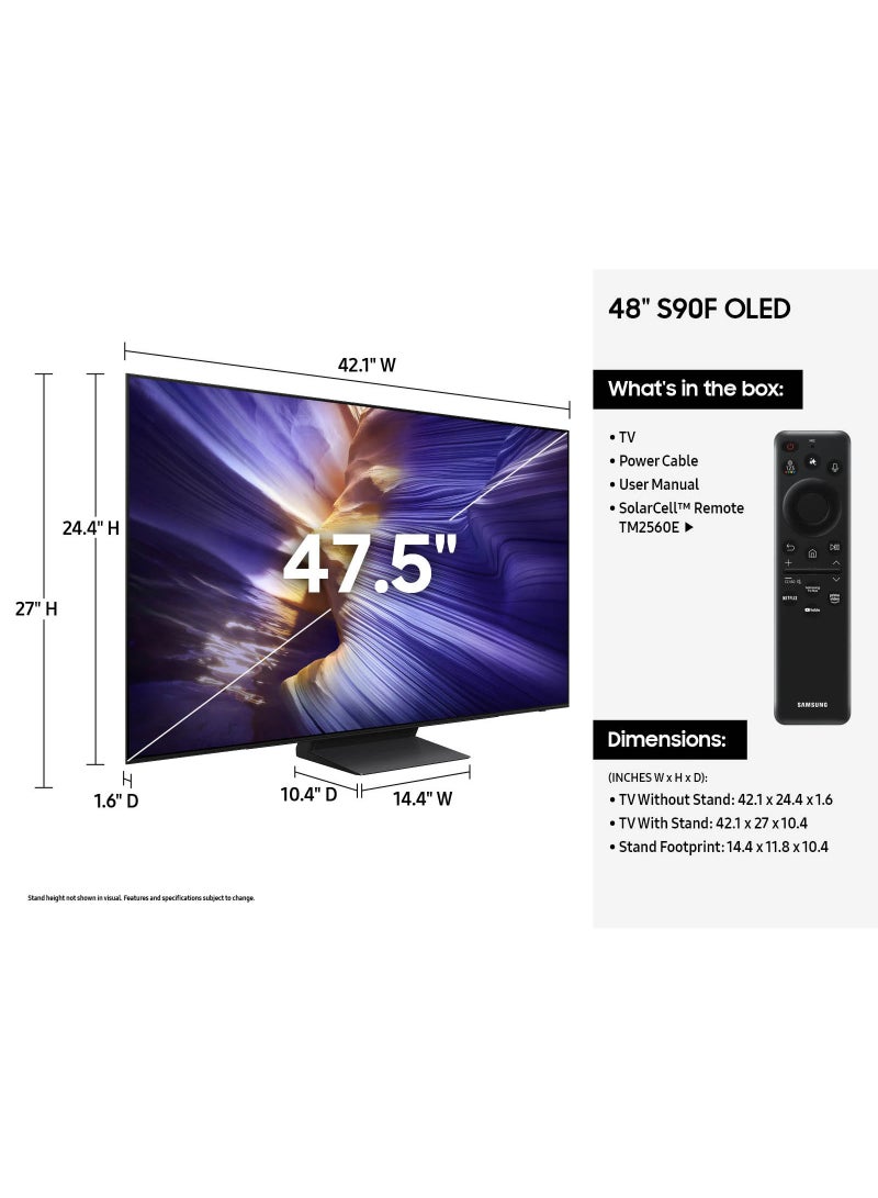 Samsung 55" Class OLED S85F 4K Samsung Vision AI Smart TV (2025) - QN55S85FAEXEG QN55S85FAEXEG GRAPHITE BLACK - Image 3