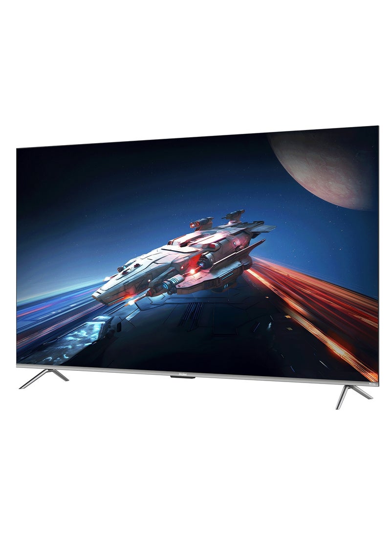 Haier 85 Inch 4K QLED Smart Google TV | Gaming@120 Hz | Dolby Vision | Dolby Atmos | MEMC/VRR/ALLM | 2+32GB RAM/ROM | Voice Control | Hands Free Voice Control | Chromecast | HDMI 2.1 | Premium Bezel-Less Design - H85S800UX Black - Image 2