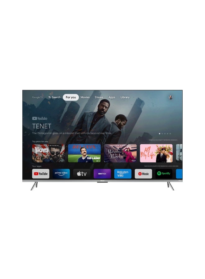 Haier 85 Inch 4K QLED Smart Google TV | Gaming@120 Hz | Dolby Vision | Dolby Atmos | MEMC/VRR/ALLM | 2+32GB RAM/ROM | Voice Control | Hands Free Voice Control | Chromecast | HDMI 2.1 | Premium Bezel-Less Design - H85S800UX Black - Image 5