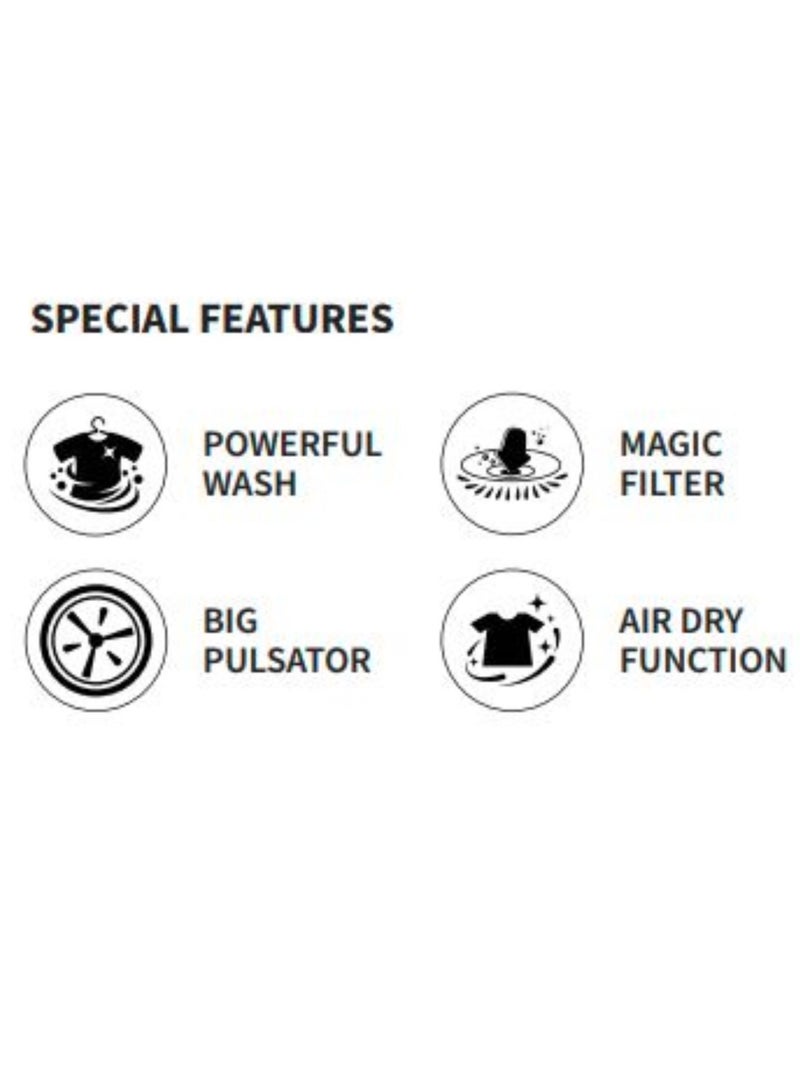 عفرا غسالة Twin Tub بسعة 18 كجم مع ضمان لمدة سنة - Image 2