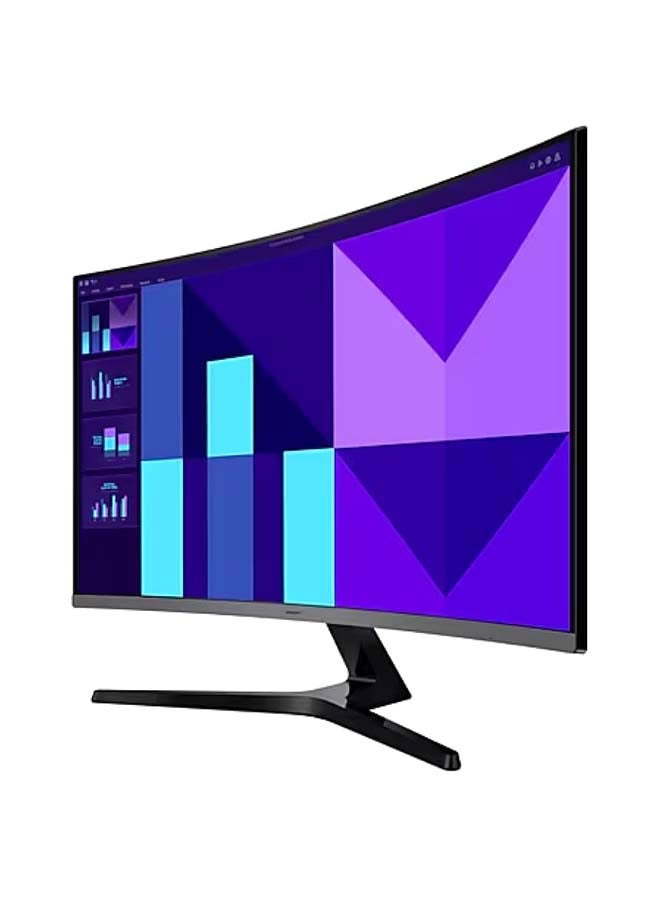 Samsung 32" Essential S3 Curved Full HD Monitor, 1500R Curved Screen, 100Hz Refresh Rate, Response Time 4(GTG) Game Mode, Eye Saver Mode - LS32D392GAMXUE black  - Image 2