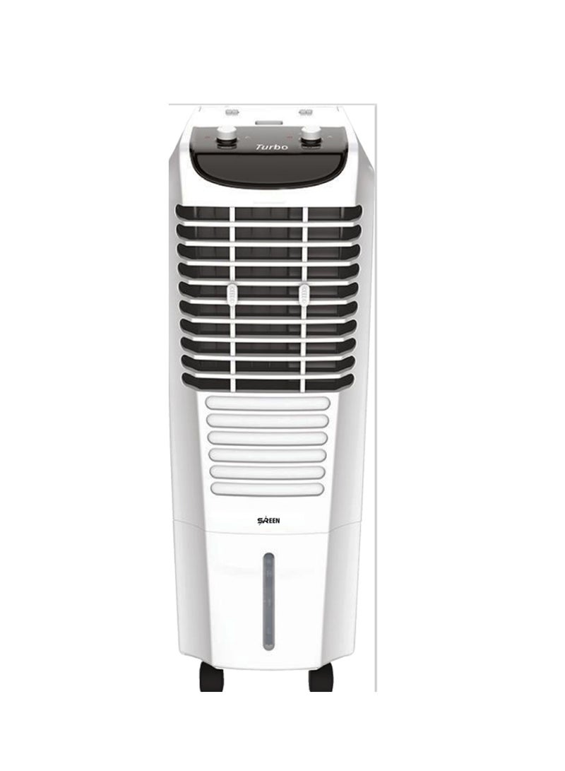 SREEN FA-M40WW Air Cooler, 40L Tank, 3 Fan Speeds, Ice Compartment, Removable Dust Filter – White 40 L FA-M40WW White 