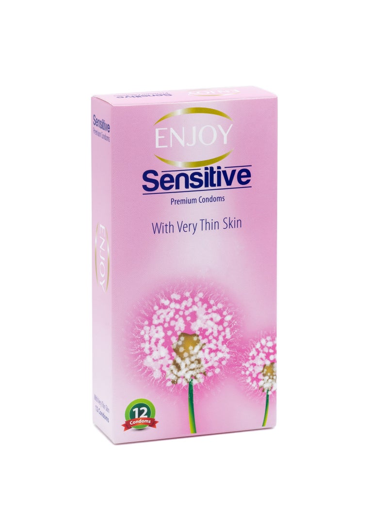 ENJOY Sensetive Premium Condoms 12 Pieces - Image 2