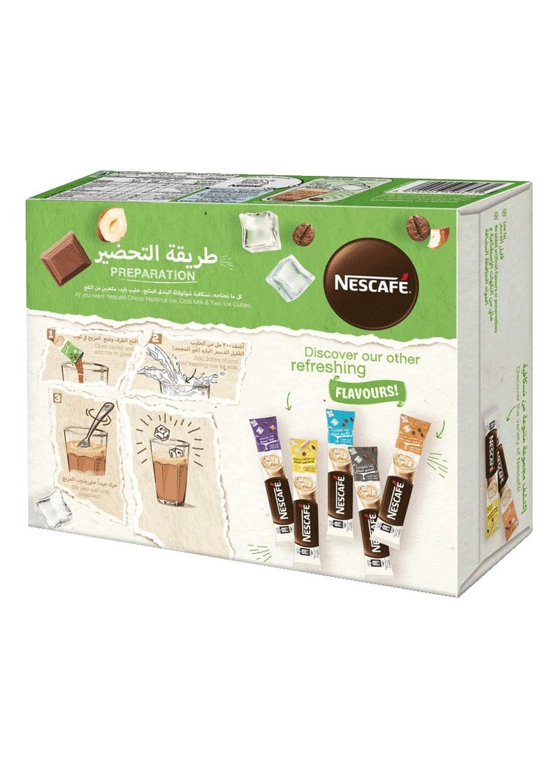Nescafe Choco Hazelnut Ice Instant Coffee 10 Sachets (25g) 25grams Single  - Image 2
