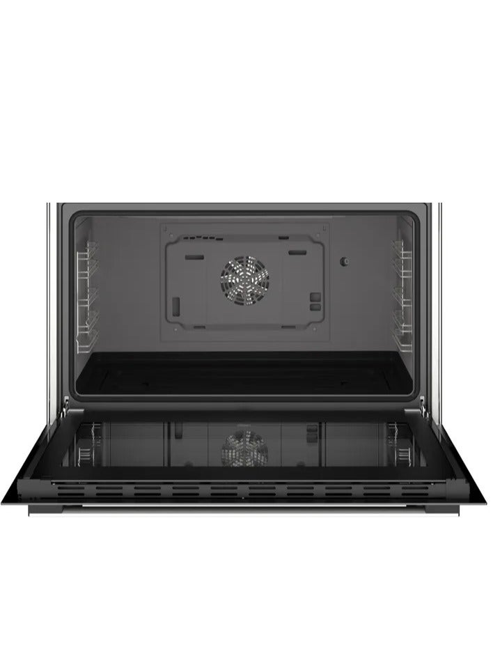 بوش Series 6 Freestanding Gas Cooker 90cm 5 Burners XXL 147L Oven Rotisserie Auto Ignition Stainless Steel HGX3G8W50S silver - Image 3