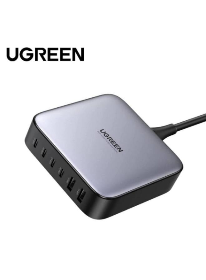 يو جرين 20500 mAh UGREEN Nexode 200W (4USB-C&2USB-A) Desk Charger Gray