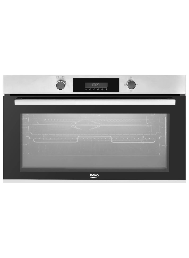 Beko Built-in Gas Oven - 90 cm - Digital LED Display – Touch control - Integrated Ignition - Soft Close Door - BBWHT12300XS Inox - Image 1