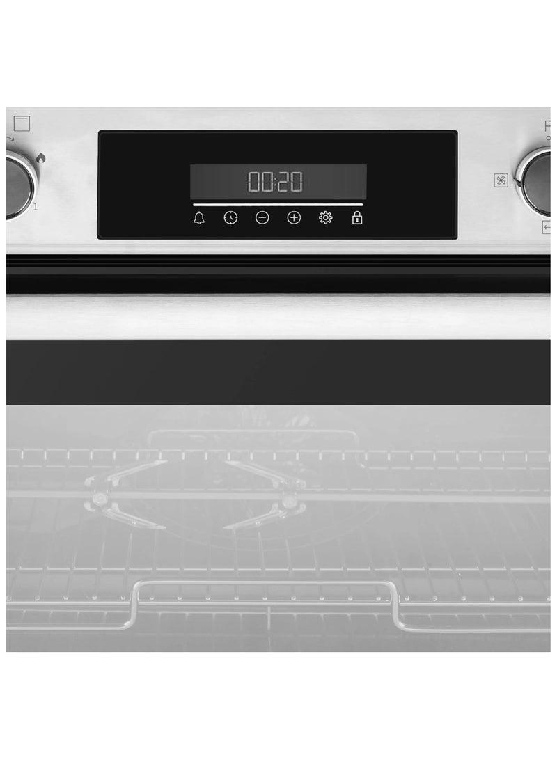 Beko Built-in Gas Oven - 90 cm - Digital LED Display – Touch control - Integrated Ignition - Soft Close Door - BBWHT12300XS Inox - Image 5
