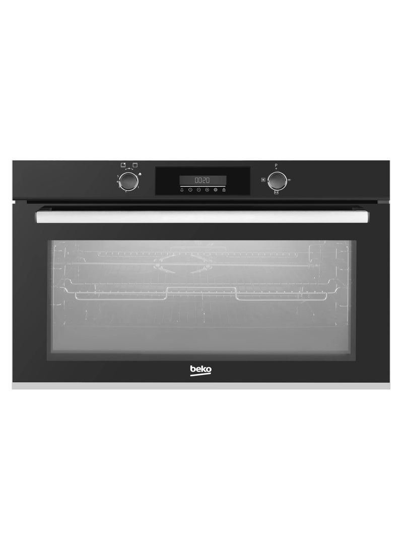 Beko Built-in Gas Oven - 90 cm - Digital LED Display – Touch control - Integrated ignition - Soft Close Door - Black BBWHT12300BS black - Image 1