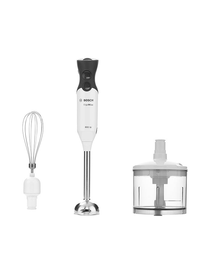 BOSCH Hand Blender, 800W, MS6CA4150G Black/White - Image 1