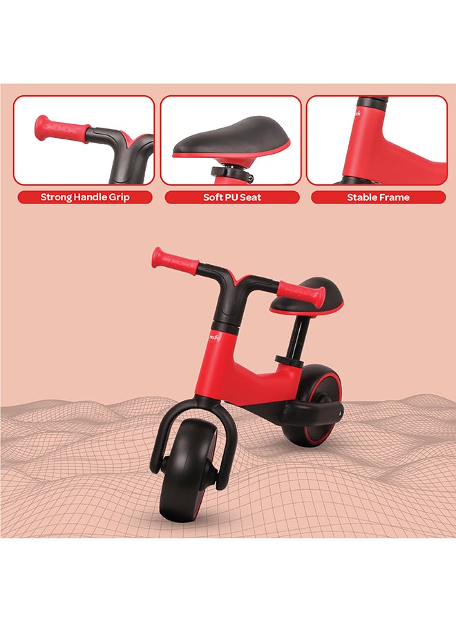 Moon Little Marvel Baby Balance Bikes -Red 66.5x34x46cm  - Image 3