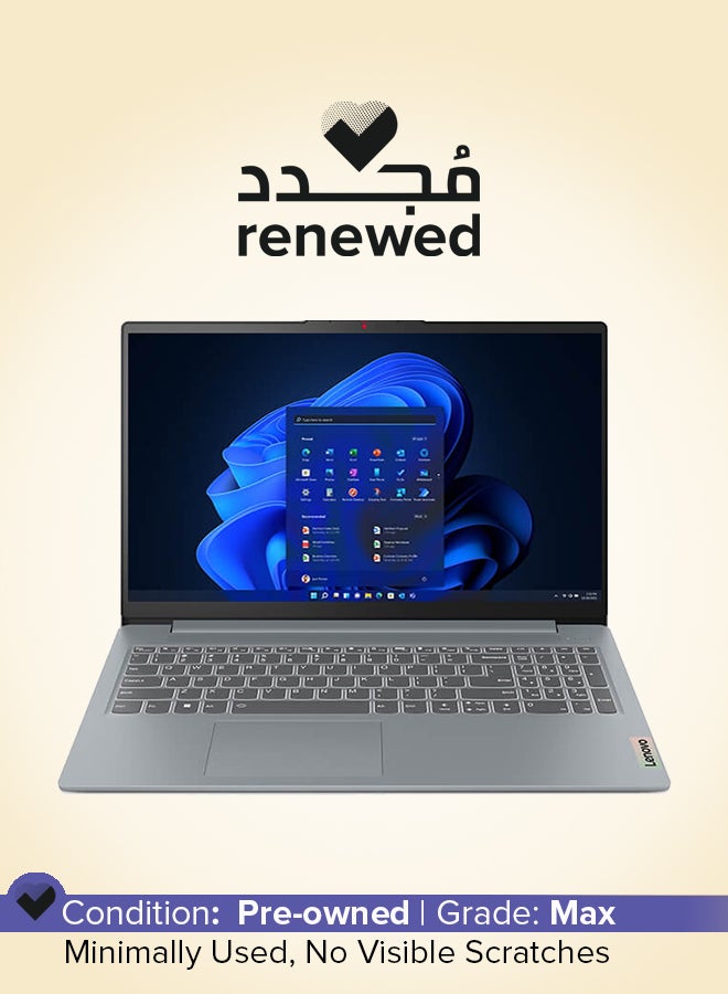 Lenovo Renewed - IdeaPad Slim 3 Intel Core i3-N305 Processor, 8GB Ram, 512GB SDD M.2, Intel UHD Graphics, 15.6-Inch Full HD 1920x1080 Display, Free Dos English grey - Image 1