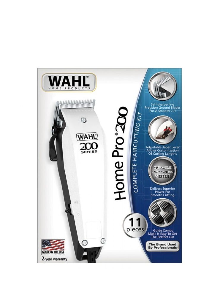 وال Wahl Electric Shavers Home pro 200 -11 pieces-09247-1116 White - Image 1