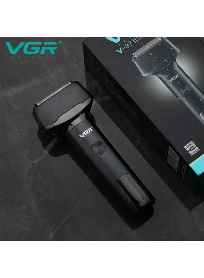 VGR High Quality Trimmer Waterproof Ipx5 Electric Rechargeable V-371 black - Image 2