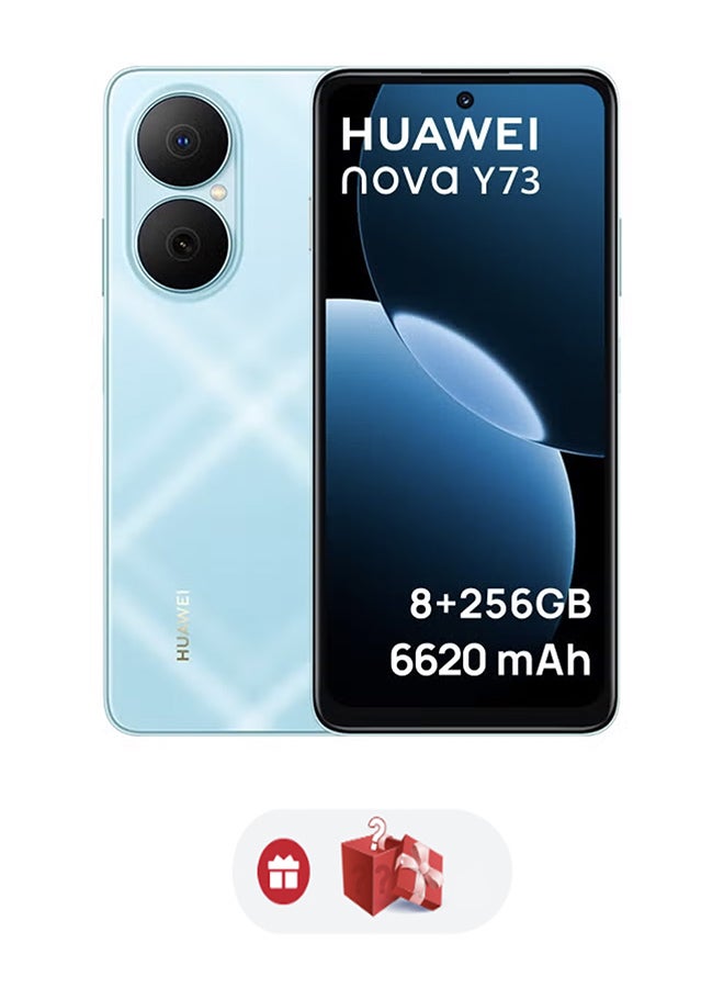 HUAWEI Nova Y73 Dual SIM Blue 8GB RAM  256GB 4G With Free Gifts - Middle East Version  - Image 1