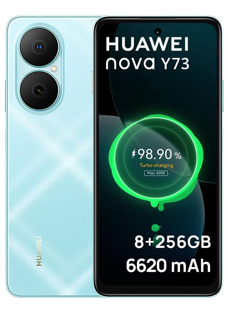 هواوي Nova Y73 Dual SIM Blue 8GB RAM 256GB 4G - Middle East Version - Image 1