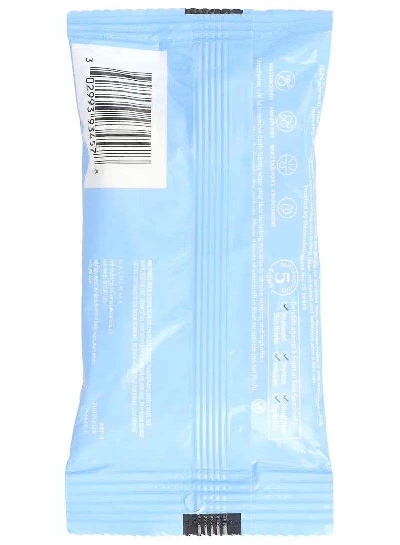 Cetaphil Gentle Skin Cleansing Cloths, Fragrance Free, 10 Pre-Moistened Cloths  - Image 2