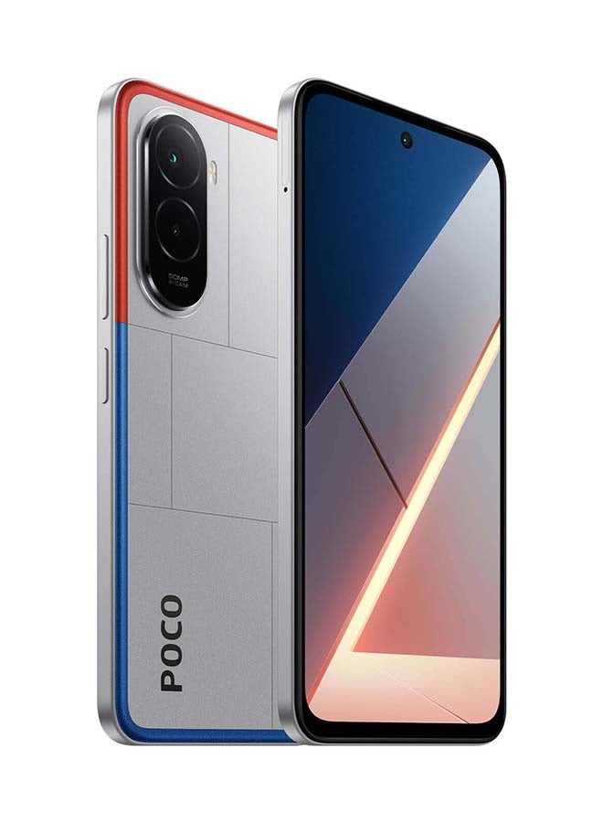 Xiaomi POCO M7 Dual SIM 4G Silver 6GB RAM 128GB - Global Version - Image 3