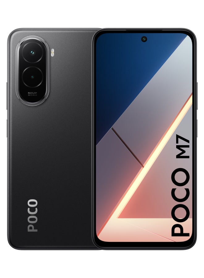 Xiaomi POCO M7 Dual SIM 4G Black 8GB RAM 256GB - Global Version - Image 1
