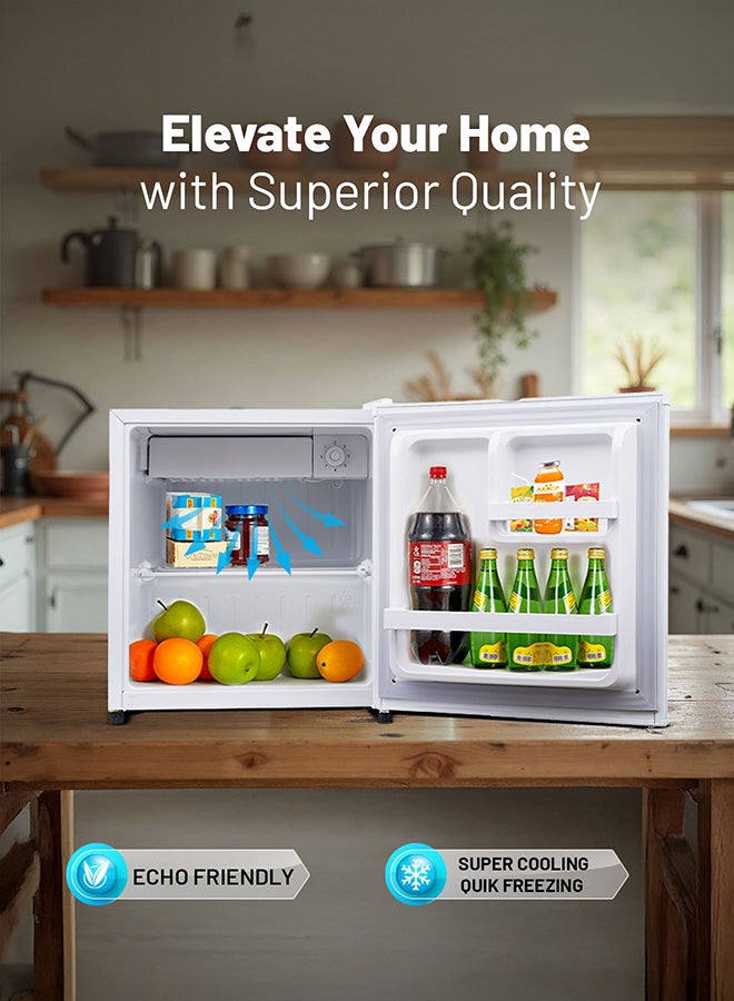 عفرا Refrigerator, Single Door, 63L, Manual Defrost, Silent Mode, High Efficiency Compressor AF-4600SDWH White - Image 2