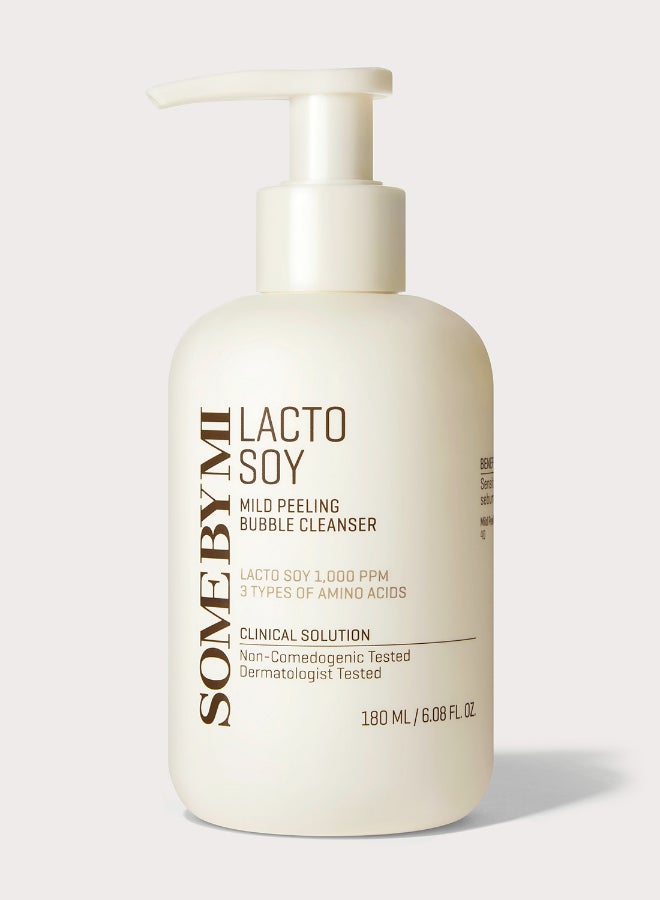 Some by Mi Lacto Soy Mild Peeling Bubble Cleanser 180ml - Image 1
