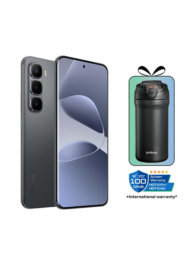 Infinix Hot 60 Pro+ 8GB RAM 256GB Sleek Black With Gifts (Coffee Cup And Screen Warranty) - KSA Version  - Image 1