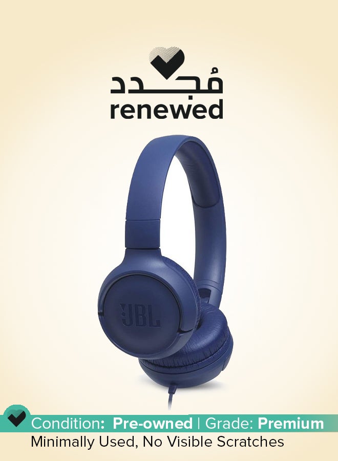 جي بي إل Renewed - Wired Headphones 3.5mm blue - Image 1