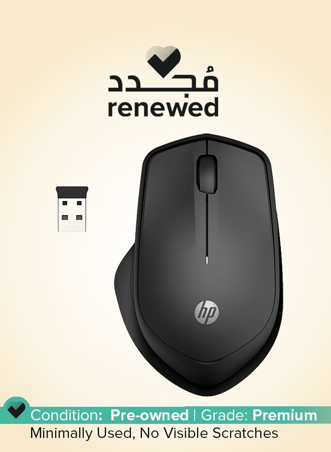 HP Renewed - 280 Silent Wireless Mouse black - Image 1