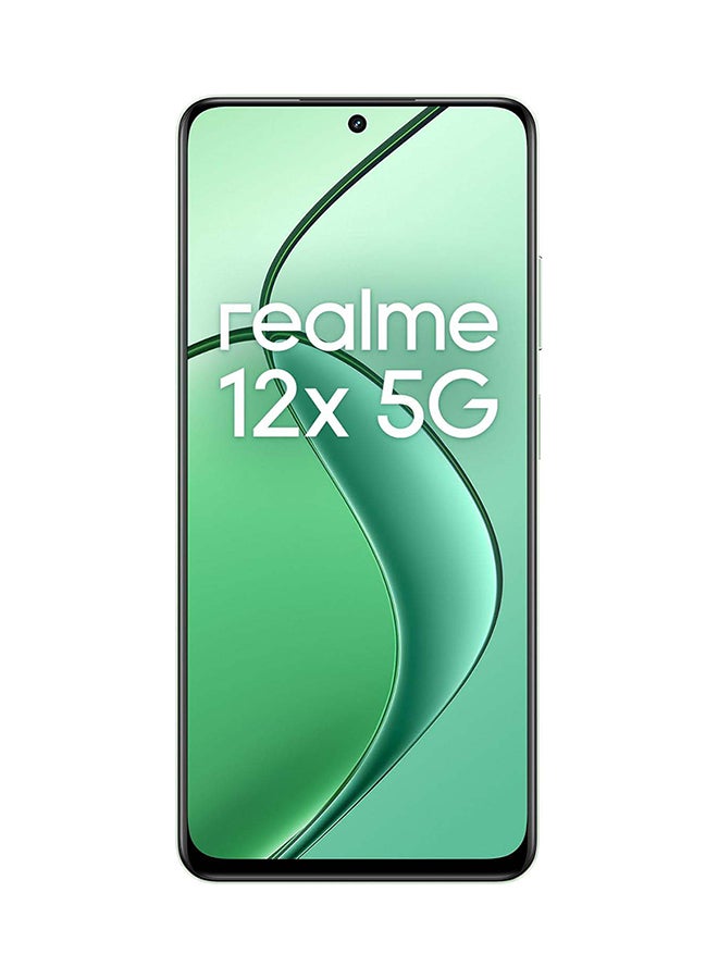 realme 12x Feather Green Dual SIM 12GB RAM 256GB 5G - International Version  - Image 1